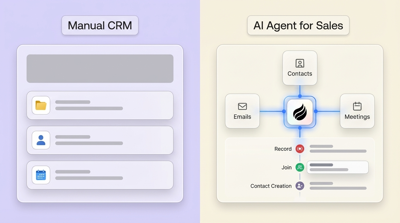 AI Agent for Sales vs Manual CRM: 2026 Comparison Guide