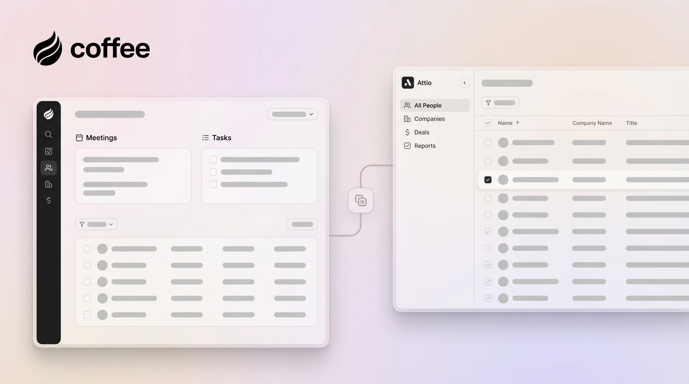 Attio CRM Features vs Coffee: Complete Comparison Guide