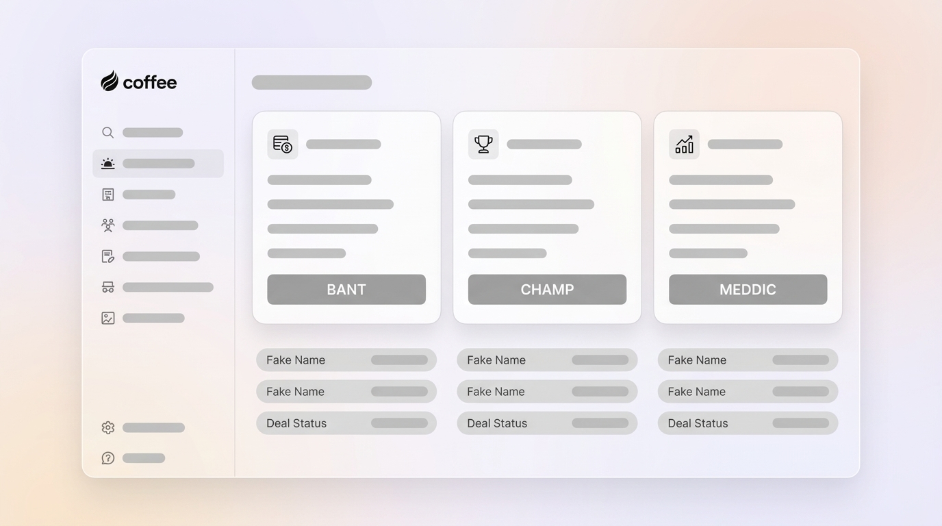 BANT vs CHAMP vs MEDDIC: Best B2B Sales Framework 2026